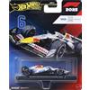 Hot Wheels 1:64 Scala Premium Die-Cast Formula 1 Giocattolo Da Collezione Auto Da Corsa Con Real Riders Pneumatici & Metallo/Metallo Corpo & Telaio
