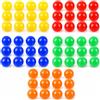 Sonostacle 60 Pezzi Multicolor Palline da Lotteria, 3cm Palline da Bingo | Palla da Gioco della Lotteria, Palla di Plastica Divisibili per Feste, Attività, Estrazioni A Sorte, 5 Colori