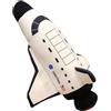 champracer Space Shuttle, morbido giocattolo di peluche con astronauta, giocattolo di peluche, per bambini (Airplane, 40 cm)