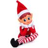 Generico Elfo Dispettoso di Natale - Bambola Elfo Natalizio per Bambini, Elfo Birichino per Scherzi e Sorprese, Decorazione Natalizia per Casa, Idea Regalo e Tradizione di Natale