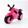 AQCQDQ Peluche a forma di moto, divertente e creativo, per giocare e coccolare, morbido peluche (rosa, 45 cm)