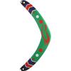 SVNR Boomerang per bambini e adulti - ritorno boomerang in plastica Eva, giocattolo da lancio a forma di V per giochi all'aperto e sport all'aperto (delfino rosso)