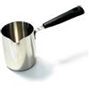 KINHARD 350 ml Bollilatte Acciaio Inox, Bollilatte in Acciaio Inossidabile | Teiera Resistente Calore per Caffè con Manico Lungo, per Caffè, Latte, Tè, è Facile da Pulire, Pratica da Usare