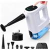 Hombasing Pulitore a Vapore 1200W, riscaldamento 15 secondi, Pulsante Touch | serbatoio 400ml, 3 Livelli, portatile, per divano/vestiti/cucina/bagno