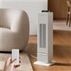 EMKE Termoventilatore a Torre PTC 2000 W, ECO, 20 m², 70 cm, Bianco | 15-35 °C, oscillazione 80°, telecomando e timer 12 h, Display LED, Filtro Antipolvere per Casa e Ufficio