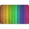 ReesEt Zerbino, Tappetino da Bagno in Legno Colorato Tappetino Antiscivolo Tappeti da Bagno Morbidi Tappetino da Bagno Assorbente 40x60 cm