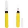 Kukyller Infila illuminato, 2 pezzi portatile infila ago LED strumenti per cucire macchina da cucire ago filo loop fai da te giallo