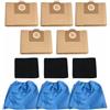Letturn Set di sacchetti e filtro in schiuma per aspirapolvere Einhell TC-VC 1800 TC-VC 1820 TC-VC 1820 SA TC-VC 1815