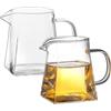 AwnsIMfreien Teiera Trasparente, Bollitore per tè in Vetro da 2 Pezzi, Teiera in Vetro Trasparente Resistente al Calore Addensato da 350 ml per Piano Cottura con Manico, Senza Piombo, Adatto a Microonde e Lavasto