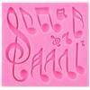 WPKD BLUEIY Nota Musicale Stampi in Silicone,Stampo per Fondente per Note Musicali,Tappetino in Pizzo per Note Musicali Stampo per Cioccolato Fondente Torta Gelatina Dolci Dessert