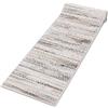 Mazovia Tappeto Runner Corridoio 80x200cm Crema Astratto Pelo Corto | Tappeto Runner Cucina Camera da Letto Beige Riscaldamento a Pavimento Venduto al Metro Anallergico Robot Aspirapolvere