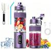 Gubbett Frullatore Portatile, 600ml, Ricaricabile,Trita Ghiaccio e Frutta Congelata | compact,Bol mélangeur et couvercle anti-fuites,idéal pour préparer des smoothies et des milkshakes, per casa/ufficio/esterno