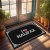 EJXN Tappetino da bagno Art Deco I Love Halifax | Divertente - ad asciugatura rapida per bagno/porta divertente, tappeto da bagno in microfibra ad asciugatura rapida, per esterni e bagno impermeabile