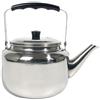 SHINYPASING Bollitore Fischiante Portatile e Leggero 4l, in Acciaio Inox | Finitura Argento, Manico in Bachelite, Uso in Escursione e Attività All'aperto, Design Elegante