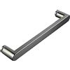 LRTYZBD Maniglia per porta in vetro a spinta e tira, in acciaio inox, per doccia, doccia, porta, da foro a foro, 400 mm