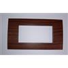 Generic placca vela 4M vq Wengè compatibile legrand 685667