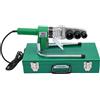LOIRIIC Saldatrice per tubo dell'acqua, 1500 W, regolabile, 25 - 385 °C, professionale, saldatrice per tubi in acciaio e alluminio, con 3 teste di forma (20/25/32 mm) per PPR/PE/PP/PV