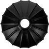 DOITOOL Paralume e Design Rustico in Ferro Nero Struttura Robusta Ricambio Resistente per Lampada da Tavolo e Lampada da Terra per Lampade Moderne e Semplici