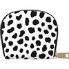 YWSOTRE Modello cane dalmata, Custodia per carte in pelle PU Elegante porta carte di credito Porta carte di credito
