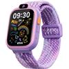 BIGGERFIVE Smartwatch Bambini Bambina 3-14，1,8 Fitness Tracker Orologio | Contapassi, Frequenza Cardiaca, Resistente all'Acqua IP68, Monitor del Sonno, Giochi Puzzle, Musica, video e foto