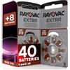 Rayovac 40 Batterie Per Apparecchi Acustici Rayovac Extra 312 | 5+1 Blister da 8 Pile