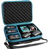 Powarobor Valigetta vuota per batteria Makita da 18 V, caricabatterie | Contenitore portaoggetti, caricabatterie da 18 V, 2,0 Ah/3,0 Ah/4,0 Ah/5,0 Ah/6,0 Ah. (solo custodia)