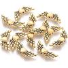 Perlin 20 pezzi ali angeli con cuore di perle di metallo, ali d'angelo, perline 22 mm, distanziatori in metallo, fai da te per bracciali, collane
