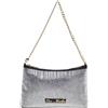 Love Moschino BORSA MATT SATIN+HOTFIX NERO