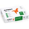 Generico APRIL PPLITE Carta A4 80 g/m², 1 Risma da 500 Fogli, Carta Bianca Multiuso per Stampante Laser e Inkjet, Fotocopiatrice, Casa, Ufficio e Scuola, Formato 210 x 297 mm