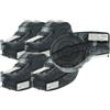 vhbw 5x Cassetta nastro sostituisce Brady M21-250-595-WT per etichettatrice 6,35 mm nero su bianco, vinile