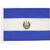 AZ FLAG Bandiera Salvador 45x30 cm Salvadoregna Poliestere 100D Cordini | Uso interno ed esterno bandiera decorativa El Salvador doppie cuciture e bordi rinforzati