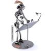 Steelman24 I Omini di Viti Architetta con Piastra di Incisione Personale I Idee Regalo Originale I Soprammobili in Metallo I Modellino