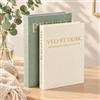 Dokpav Set di 2 Libri Decorativi Arredamento Stanza, Libro Finto in Lino | Libri Finti Scatola Portaoggetti Con Chiusura Magnetica Impilabile Per Tavolino, Libreria, Ufficio, Decorazione Per Comodino
