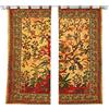 Generic Arise Export, tenda indiana fatta a mano con mandala, 2 mantovane, drappeggio, decorazione bohémien, tenda indiana fatta a mano (giallo) per la decorazione della casa e della stanza