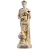 BeautifulGreekStatues Statua di Hestia Dea del focolare, famiglia di casa e statale alabastro color oro 22 cm
