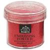 Stamperia - Embossing Powder for Scrapbooks, Album, Cards, and Bullet Journals, Create Happiness, Finitura lucida, Perfect for Crafts and Gifting (All You Need for Christmas, Holiday Red) (18 gr)