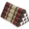 GURU SHOP Cuscino triangolare tailandese, imbottitura in kapok, cuscino da | Cuscino tradizionale tailandese, versatile, ideale per testa, schiena o gambe, imbottitura in kapok traspirante.