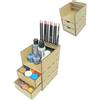 HobbyHold Organizer Modellismo 2 Cassetti - Portautensili e Porta Colori | Compatto contenitore da scrivania per miniature e verniciatura - ideale per Warhammer, hobby e modellini da collezione