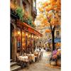 CEOVR Diamond Painting Kit Strada DIY Pittura Diamante Kits 30x40cm Mosaico Diamanti Painting per Decorazioni Casa Fiori e Alberi
