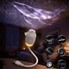 Sonnenspark Proiettore Cielo Stellato 2 in 1, Proiettore Stelle | Proiettore di stelle a LED con 6 pellicole intercambiabili, sensore touch, proiettore di stelle per soffitto e parete