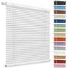 generic Veneziane da Interno Senza Fori, Tende Veneziane in Alluminio su Misura | Veneziane Senza Fori Oscuranti con Lamelle da 25 mm, Impermeabili per Finestre, Bagno e Cucina(White)
