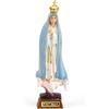 Fatima Store Statua della Vergine di Fatima. Il colore blu indica il giorno di sole, il viola instabile e il rosa, giorno bagnato o piovoso. Altezza 12 cm. Figura Vergine Fatima