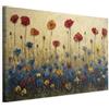 murando - Quadro Moderno Camera da Letto, Papaveri Natura Vintage, 60x40 cm | Chiodi Inclusi, 1 Pezzo, Murale Arte, Stampe da Parete, Resistenti Allo Sbiadimento, Produzione Europea