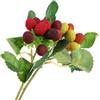 SHINEOFI 2 Pezzi Frutta Finta Decorativa Fragole in Plastica Rosse | Design Realistico Imitazione Alimentare, per Feste di Compleanno e Vetrine Pasticceria, Casa