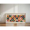 CAOXTART Quadri geometrici in stile Mid-Century Modern, poster della mostra Bauhaus: stampe su tela orizzontali di opere d'arte astratte moderne (70x140 cm/senza cornice)