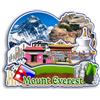 Quwsne Magnete da frigorifero Everest Nepal magnete da frigorifero souvenir da viaggio in città regali turistici 3D classici punti di riferimento artigianali fatti a mano decorazione per la casa -2607