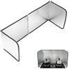 GBKDQQ Paraspruzzi pieghevole, 4 lati, paraschizzi da cucina, piastra a spruzzo con rivestimento antiaderente per cucina, fornelli, padella, parete, separata (76 x 29 x 30 cm)
