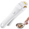 THQAE Manico Removibile per Pentole e Padelle Universale, Impugnatura Staccabile Resistente al Calore per Casseruole, Wok e Teglie, Design Antiscivolo ed Ergonomico, 1 Pezzo, Bianco