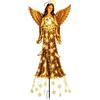 Generico Solar Angel Fountain - LED Garden Statue 30cm | Outdoor Memorial Light | Angel Blessing Light - Solar Powered | LED Cascade Effect | Stake Ornament | For Flower Bed Balcony Garden Porch Yard