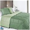 Caleffi TRAPUNTA BICOLOR LETTO SINGOLO 1 PIAZZA TINTA UNITA VARI COLORI (Giada)